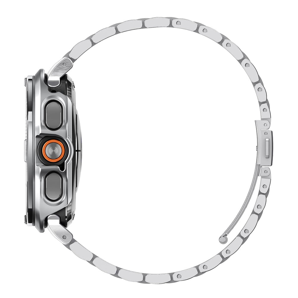 Spigen Tune Pro Pilot skyddsskal för Samsung Galaxy Watch Ultra2, Silver ACS11618