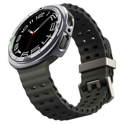 Skyddram Spigen Tune Pro Pilot för Samsung Galaxy Watch8 44mm, Silver