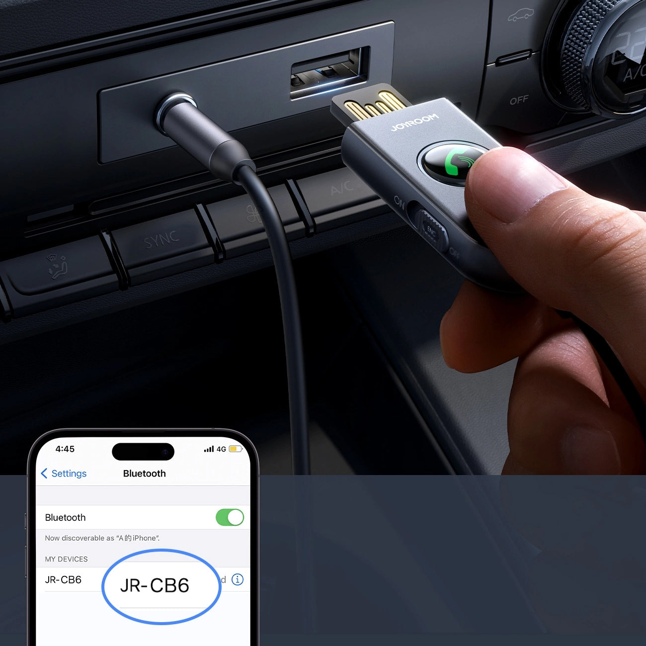 Bluetooth-mottagare Joyroom JR-CB6