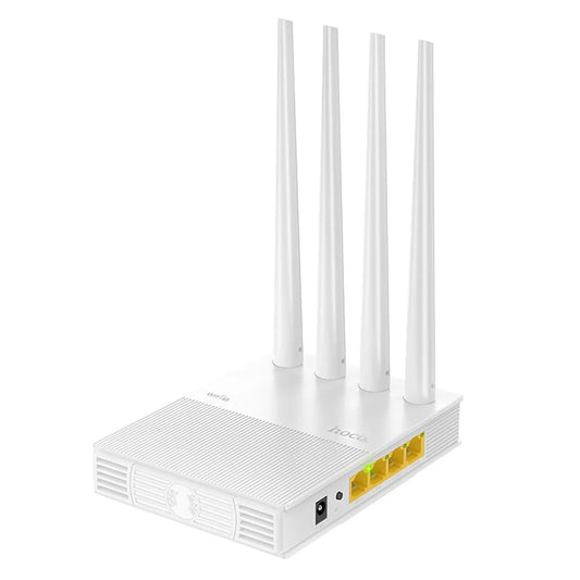 Trådlös Router HOCO HI31, Dual Band, Wi-Fi 5, Vit