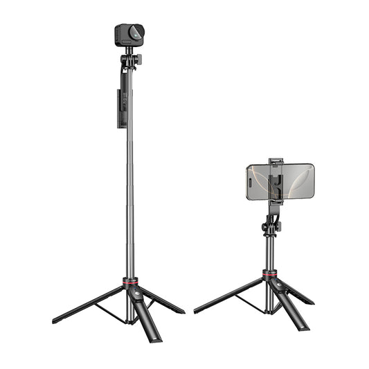 Selfie Stick Bluetooth Borofone BY15 Throne, 4,5 tum - 7 tum, Svart