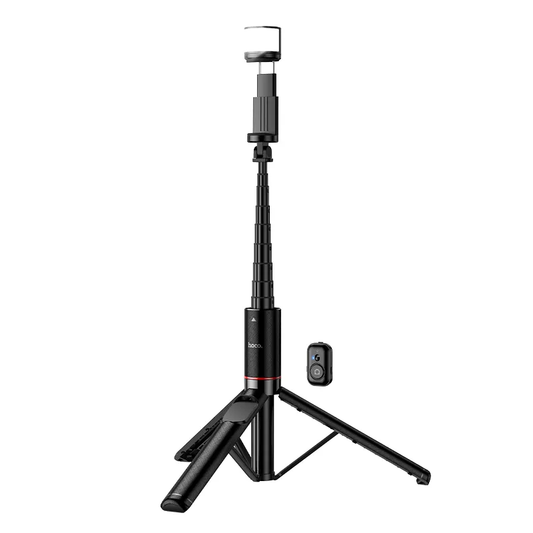 Selfie Stick Bluetooth HOCO K34, 4,5 tum - 7 tum, Svart