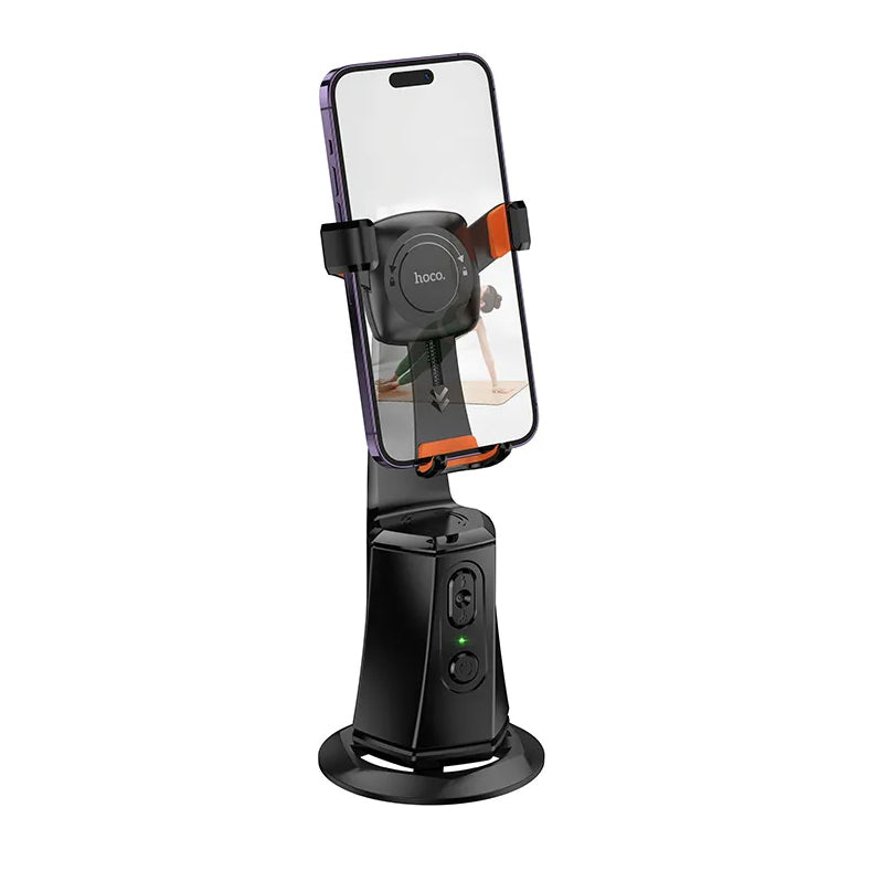 HOCO K26 Face Tracking 360 Stand, Universal, Black