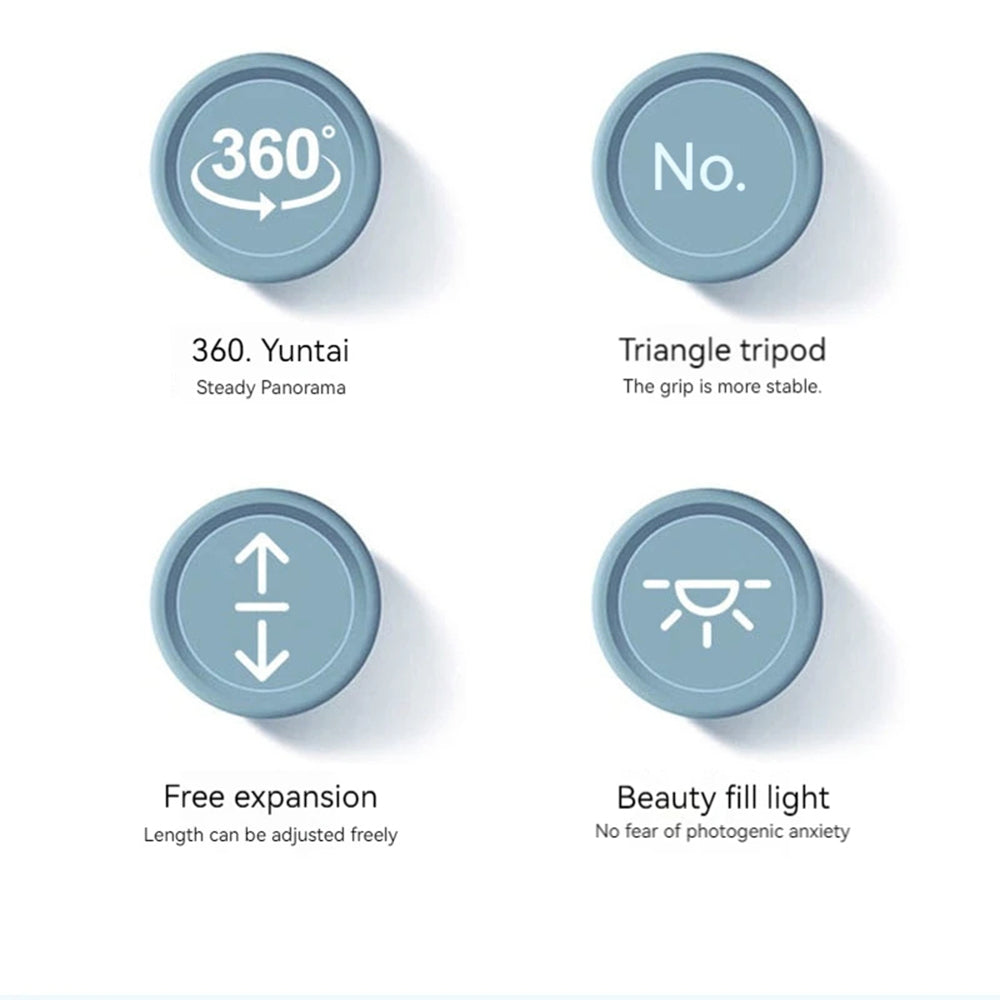 Selfie Stick Bluetooth Techsuit K28, Universal, Svart