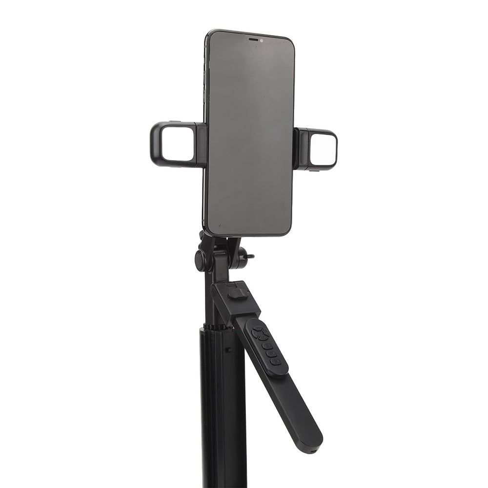 Selfie Stick Bluetooth Techsuit K30S, Universal, Svart