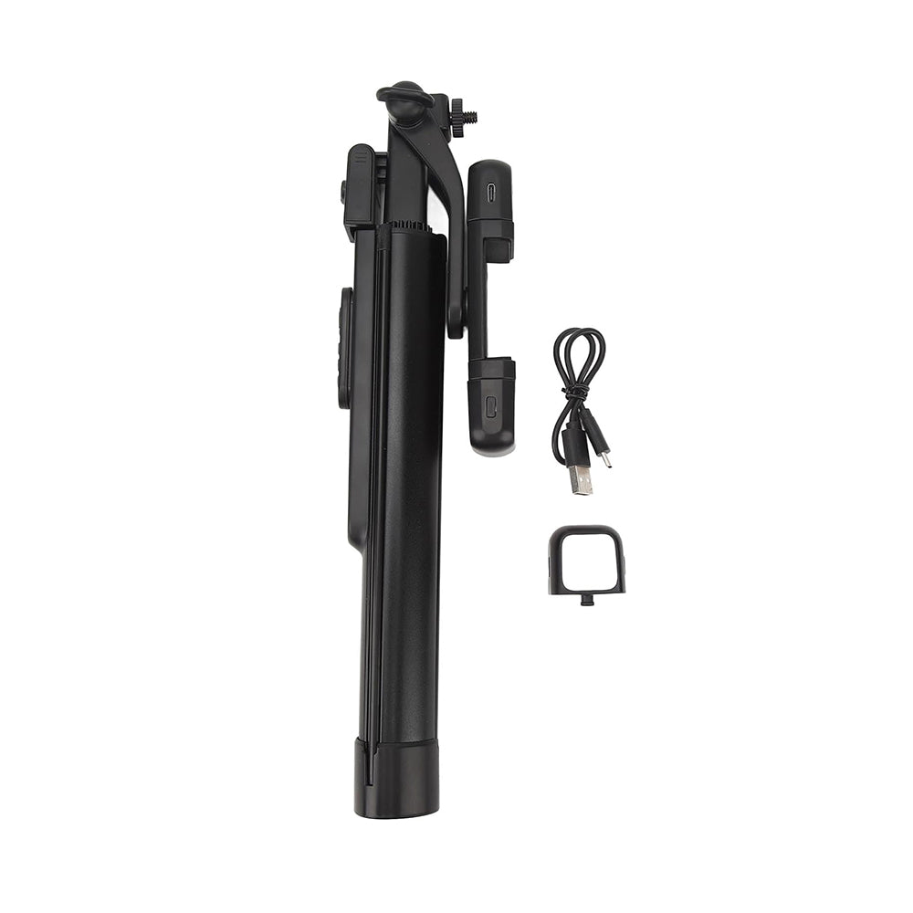 Selfie Stick Bluetooth Techsuit K30S, Universal, Svart