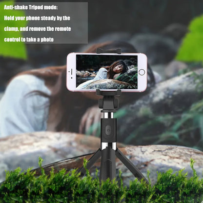 Selfie Stick Bluetooth Techsuit L01, Universal, Black