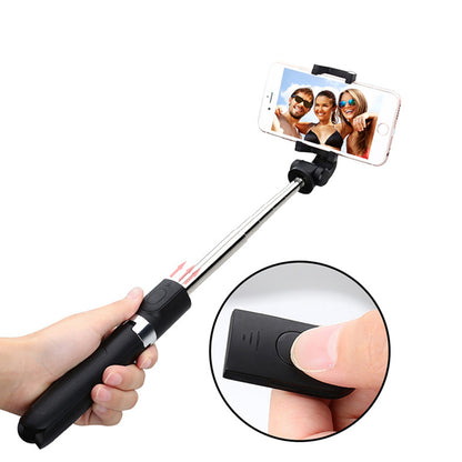 Selfie Stick Bluetooth Techsuit L01s, Universal, Svart