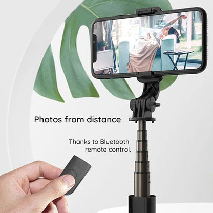 Selfie Stick Bluetooth Techsuit L10, Universal, Svart