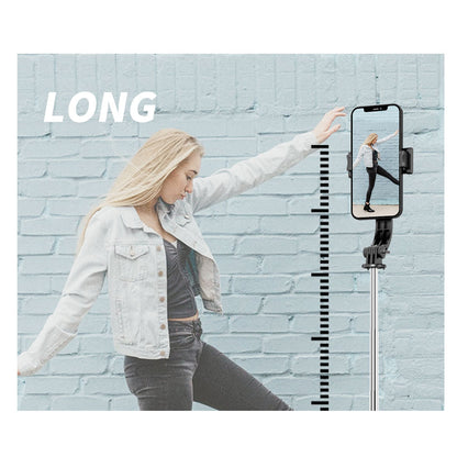 Selfie Stick Bluetooth Techsuit L13, Universal, Svart