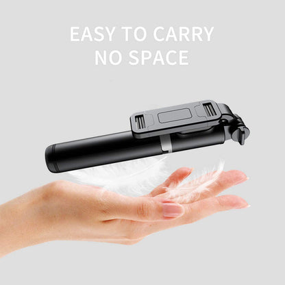 Selfie Stick Bluetooth Techsuit Q01, Universal, Svart