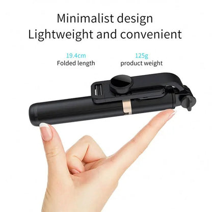 Selfie Stick Bluetooth Techsuit Q03, Universal, Svart