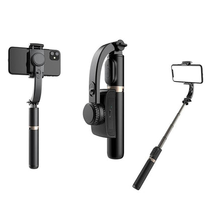 Selfie Stick Bluetooth Techsuit Q08, Universal, Svart
