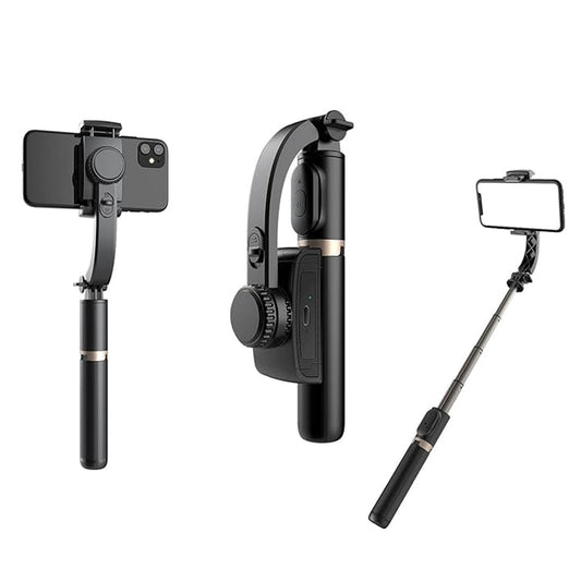 Selfie Stick Bluetooth Techsuit Q08, Universal, Svart