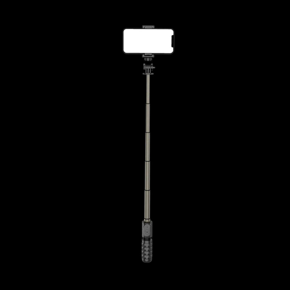 Selfie Stick Bluetooth Techsuit Q10, Universal, Svart