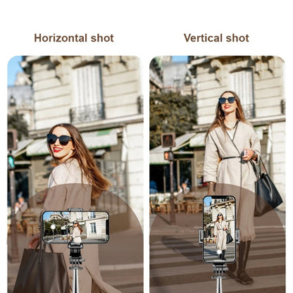 Selfie Stick Bluetooth Techsuit Q11s, Universal, Svart