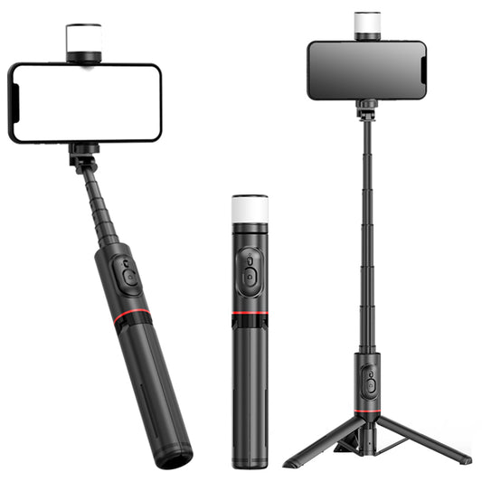 Selfie Stick Bluetooth Techsuit Q12S, Universal, Svart