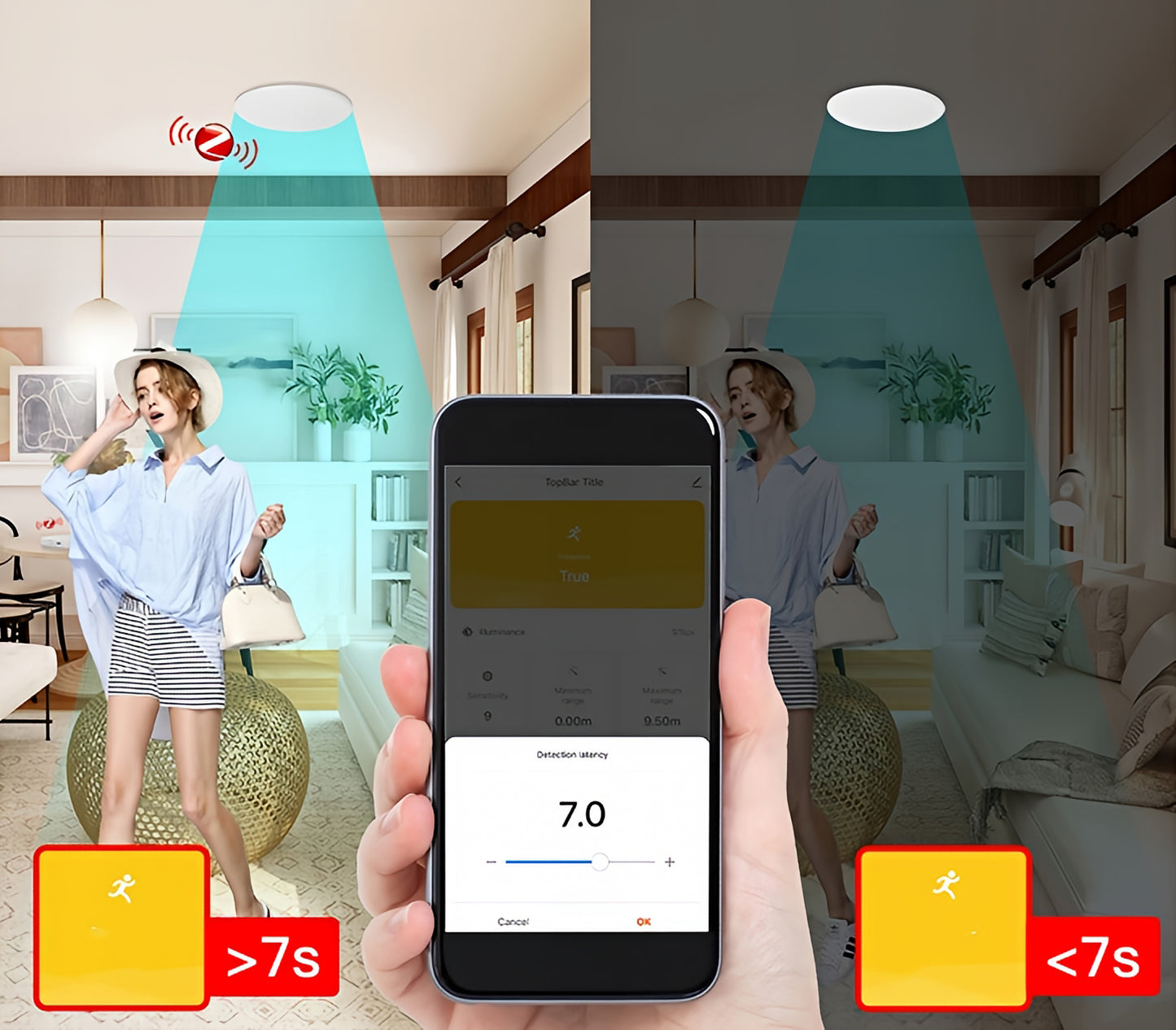 Närvarosensor Moes ZSS-QY-HP, ZigBee