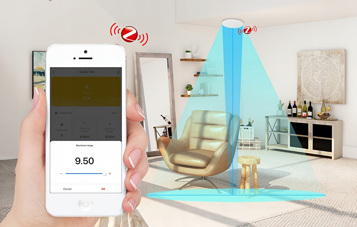 Närvarosensor Moes ZSS-QY-HP, ZigBee