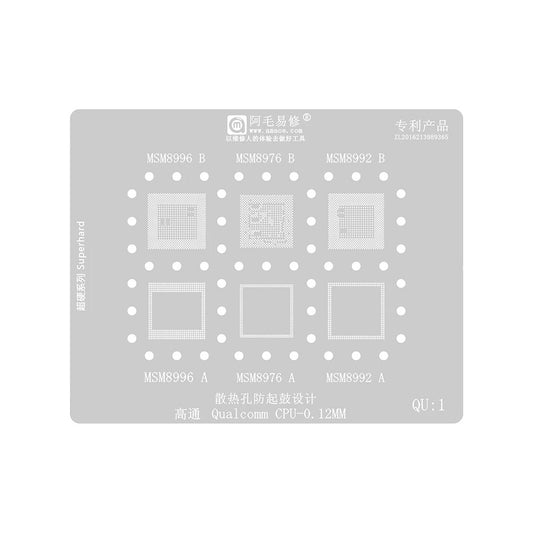 Amaoe BGA-mask för CPU Qualcomm QU1-8-serien