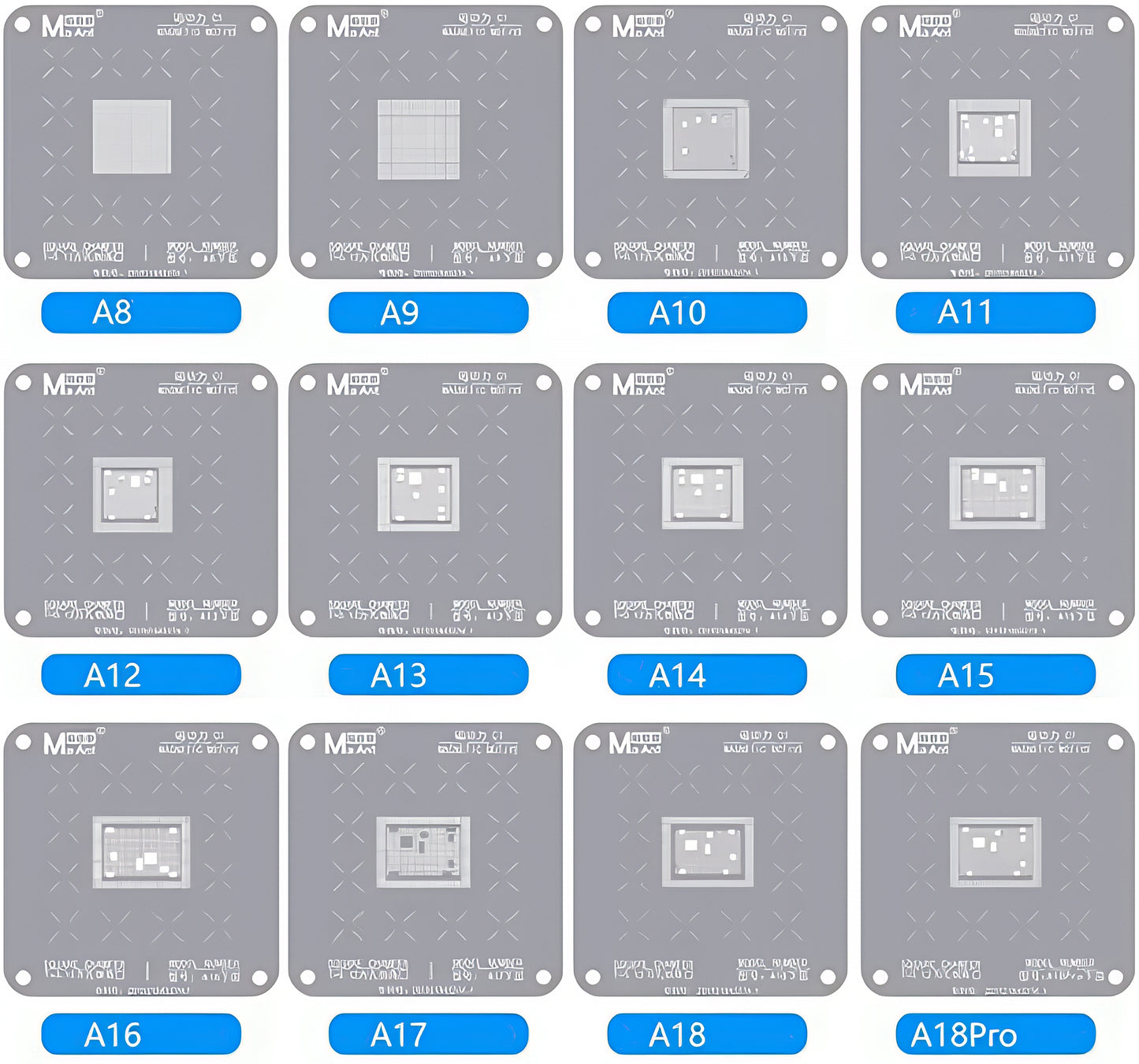 BGA-mall MaAnt för Apple iPhone 6 - 16 Pro Max, CPU