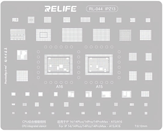 BGA-sil Relife RL-044 IPZ13 för Apple iPhone 14 / 14 Plus / 14 Pro / 14 Pro Max, CPU