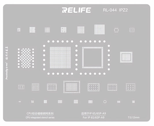 BGA-mask Relife RL-044 IPZ2 för Apple iPhone 6s / 6s Plus, CPU