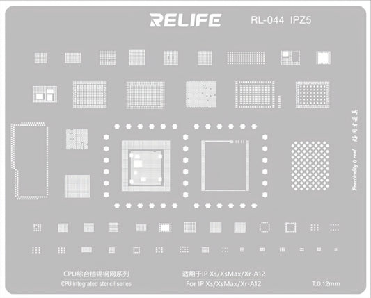 BGA-sit Relife RL-044 IPZ5 för Apple iPhone XS / XS Max / XR, CPU