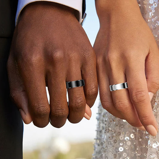 Smart Ring Techsuit R6, Storlek 8, Svart