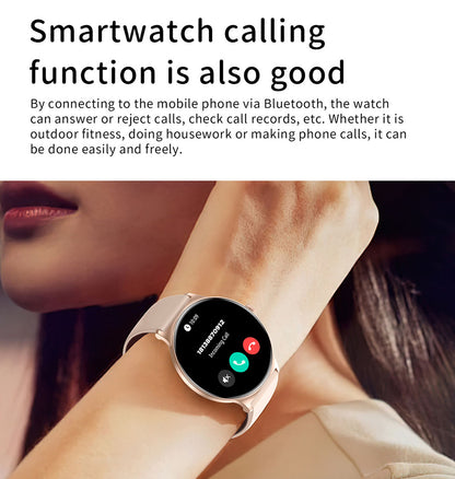 Smartwatch Blavec M01 Vesta Call, Rosa Guld