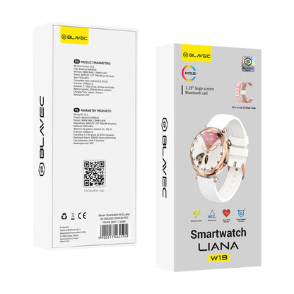 Smartklocka Blavec W19 LIANA, roséguld