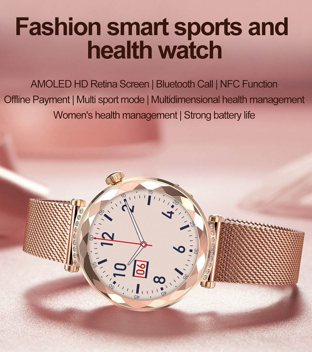 Smartklocka Blavec W19 LIANA, roséguld