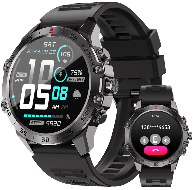Smartwatch BWOO WA-08, Svart