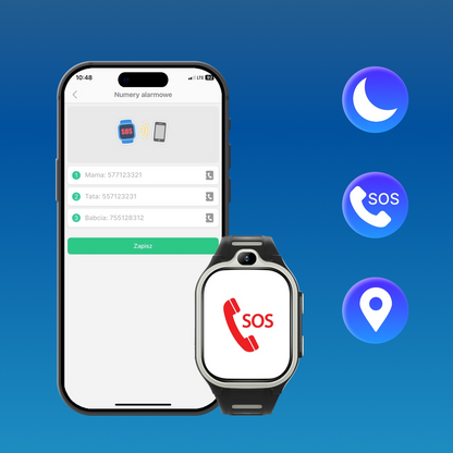 Smartwatch Forever Kids Boost KW-530 Call, Svart