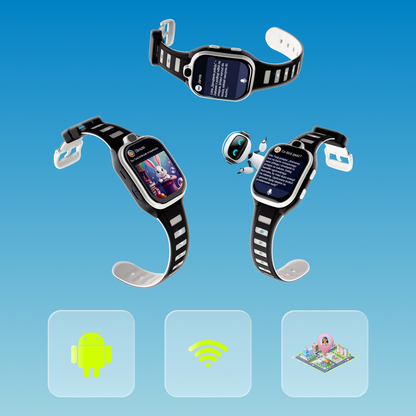 Smartwatch Forever Kids Boost KW-530 Call, Svart