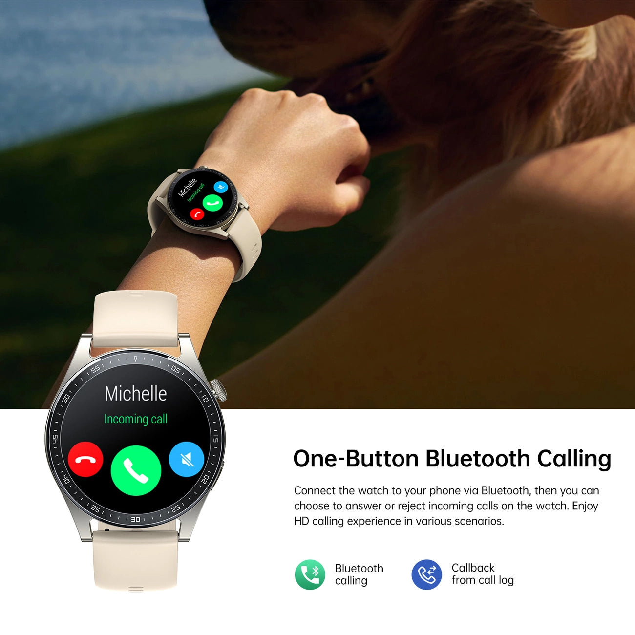 Smartwatch Joyroom JR-FC2 Call, Guld