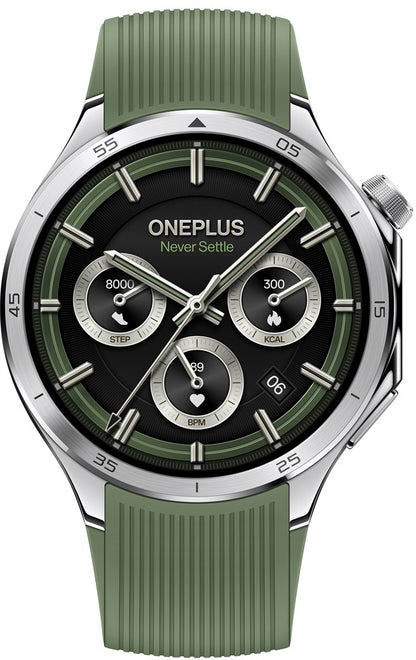 Smartwatch OnePlus Watch 3, 46mm, Grön, Omslaget