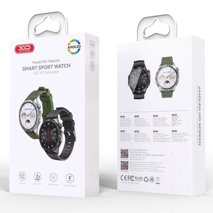 Smartwatch XO Design 4, Svart