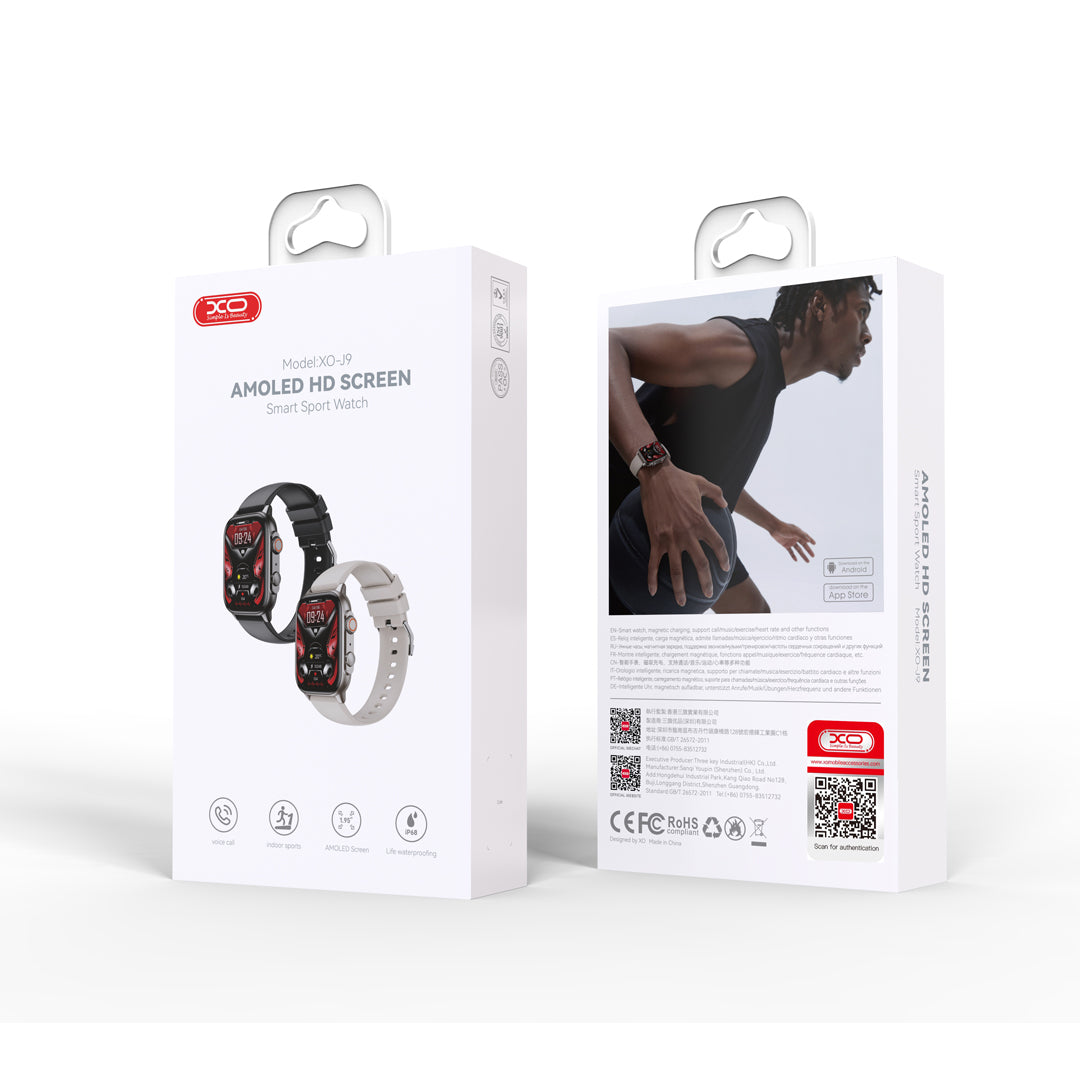 Smartwatch XO Design J9, Svart