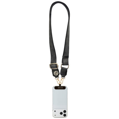 Telefonsnöre Guess 4G Strass Metal Logo, Svart