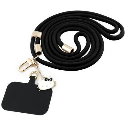 Hello Kitty Crossbody-telefonrem, Svart