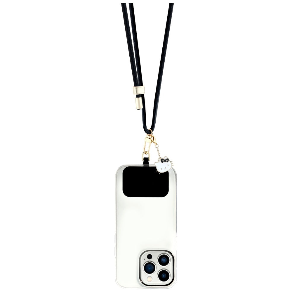 Hello Kitty Crossbody-telefonrem, Svart
