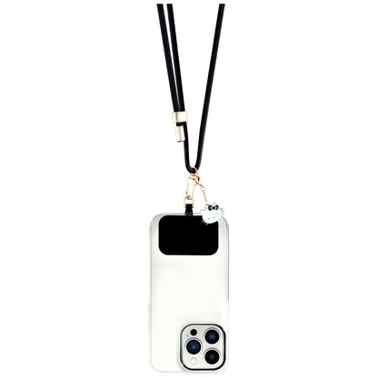 Hello Kitty Crossbody-telefonrem, Svart