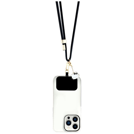 Hello Kitty Crossbody-telefonrem, Svart