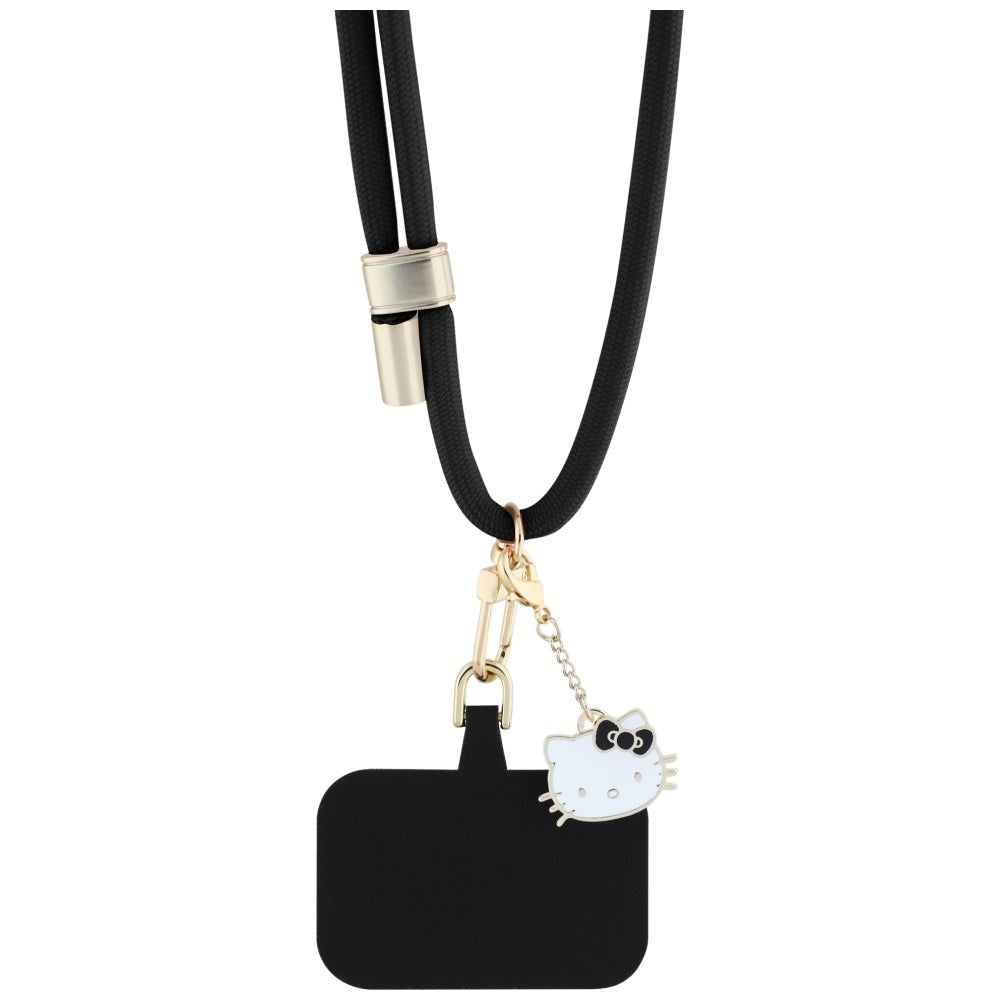 Hello Kitty Crossbody-telefonrem, Svart