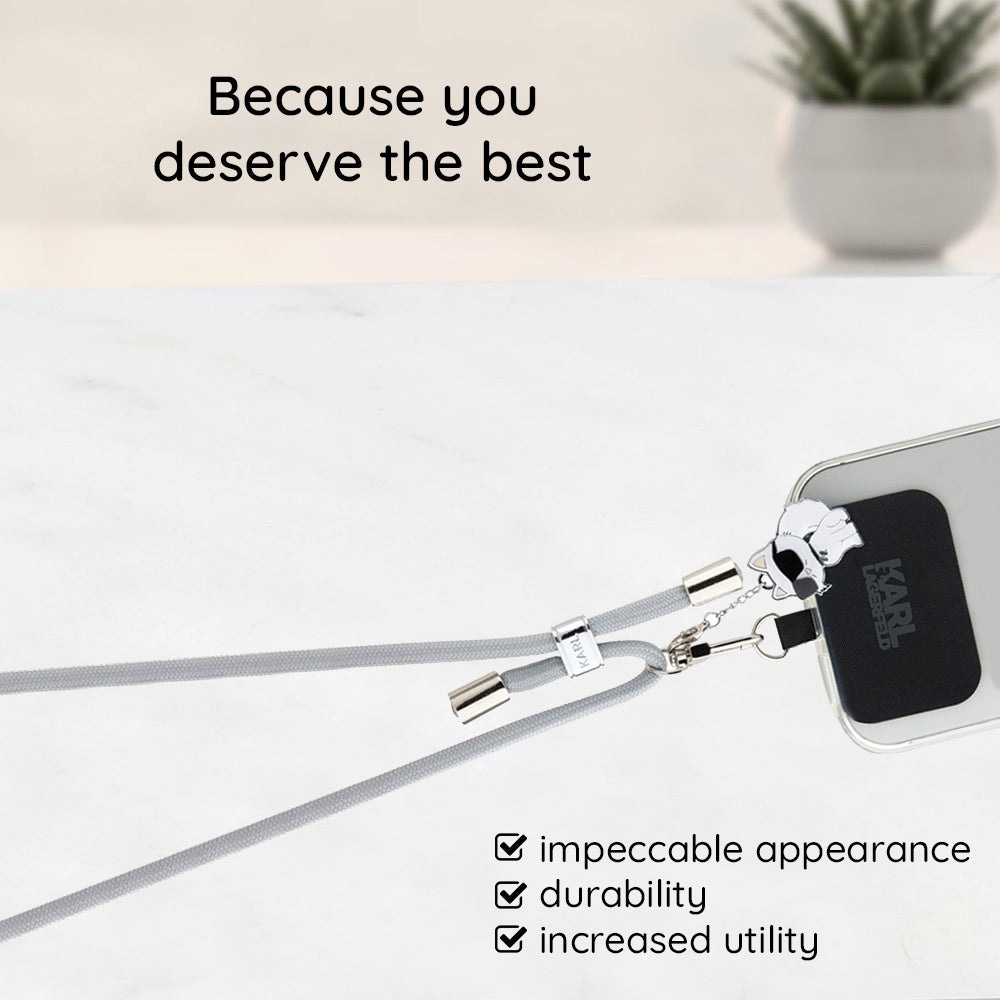 Karl Lagerfeld Ikonik Karl Telefonlina, Universal, Svart