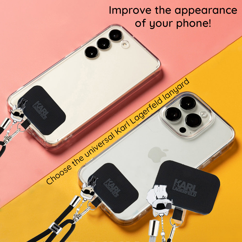 Karl Lagerfeld Ikonik Karl Telefonlina, Universal, Svart