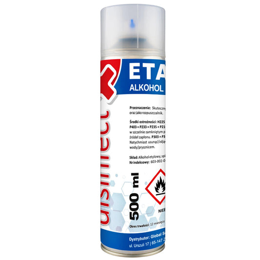 Spray Rengöring Etylalkohol OEM, 500ml