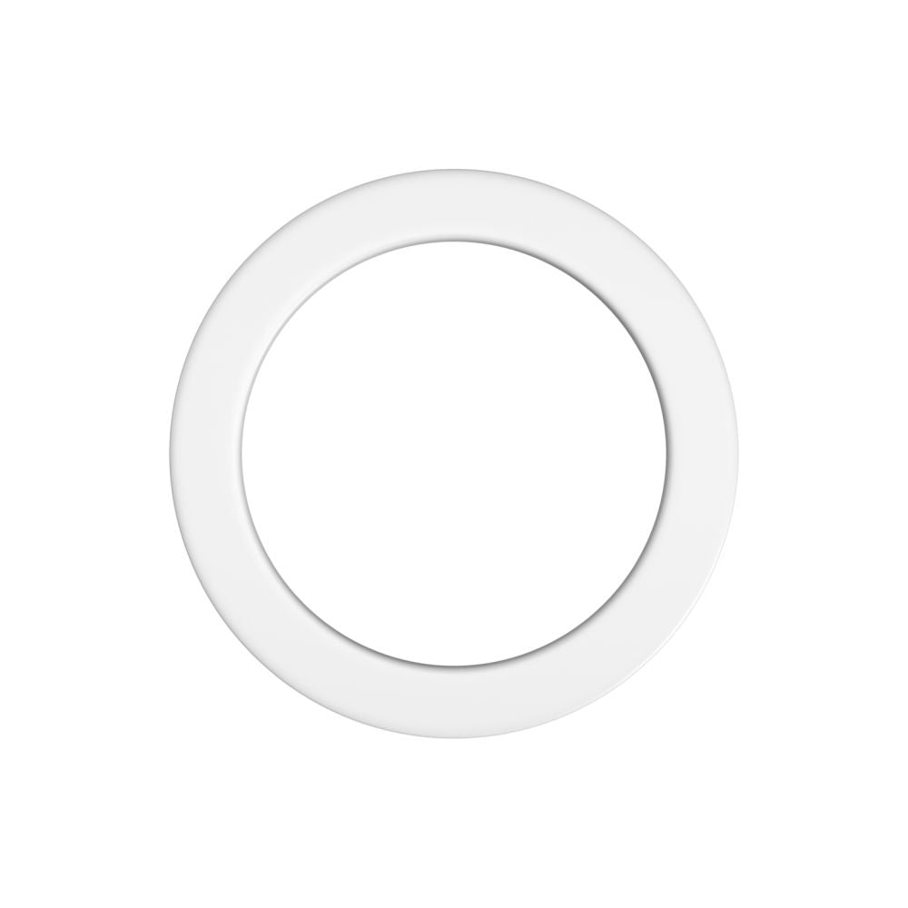 Fast Metalldekal, Vit