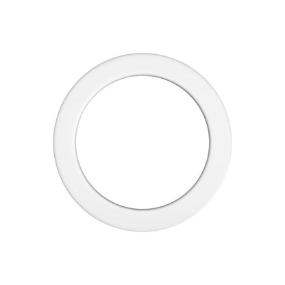 Fast Metalldekal, Vit